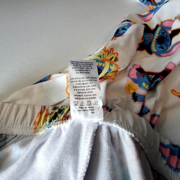 Disney Lilo & Stitch Boo Halloween Pajama Set Long Sleeve Shirt & Pants Size L - Picture 13 of 16